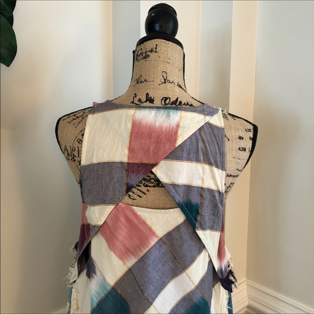 Anthropologie Maeve Patchwork Handkerchief Dress - Picture 7 of 15